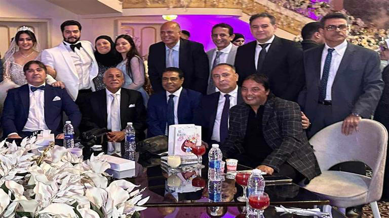 نجوم الكرة يحتفلون بزفاف نجل أشرف قاسم