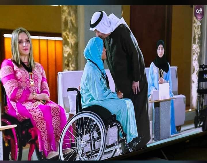 تكريم "كليثم المطروشي" في جائزة أبوظبي 