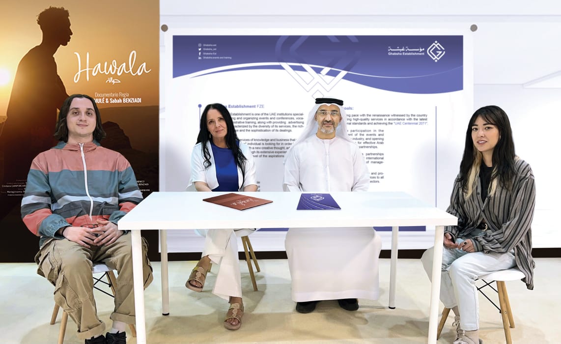 "خالد الظنحاني" يعرب عن سعادته بمشاركة غبشة الإماراتية  في إنتاج الفيلم الوثائقي الإيطالي«حوالة»  