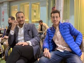 أحمد شكيب يهنئ أحمد ياسر فريد لنجاحه بالثانوية العامة