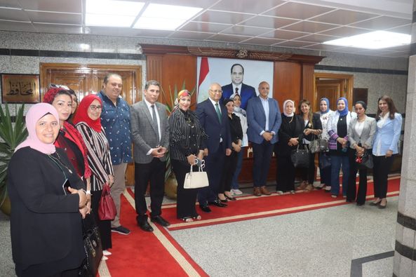 محافظ القليوبية يجتمع بأعضاء المجلس القومى للمرأة لمناقشة الإنجازات والخطط المستقبلية