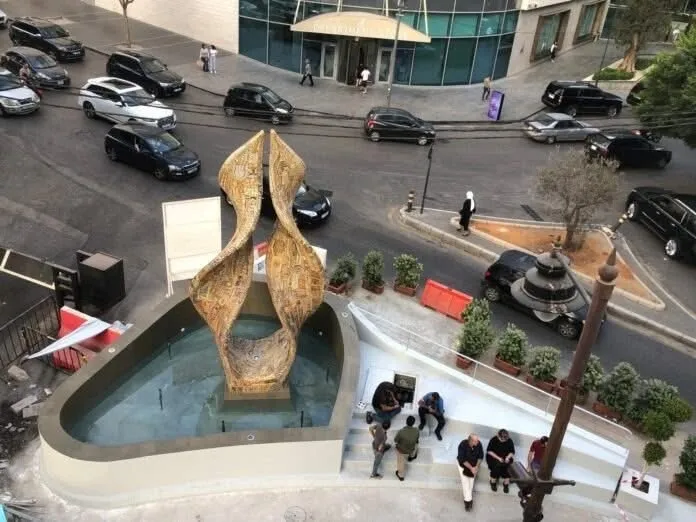 تعاون لبناني إيطالي لترميم نافورة "أرديا بوربوريا" في بيروت