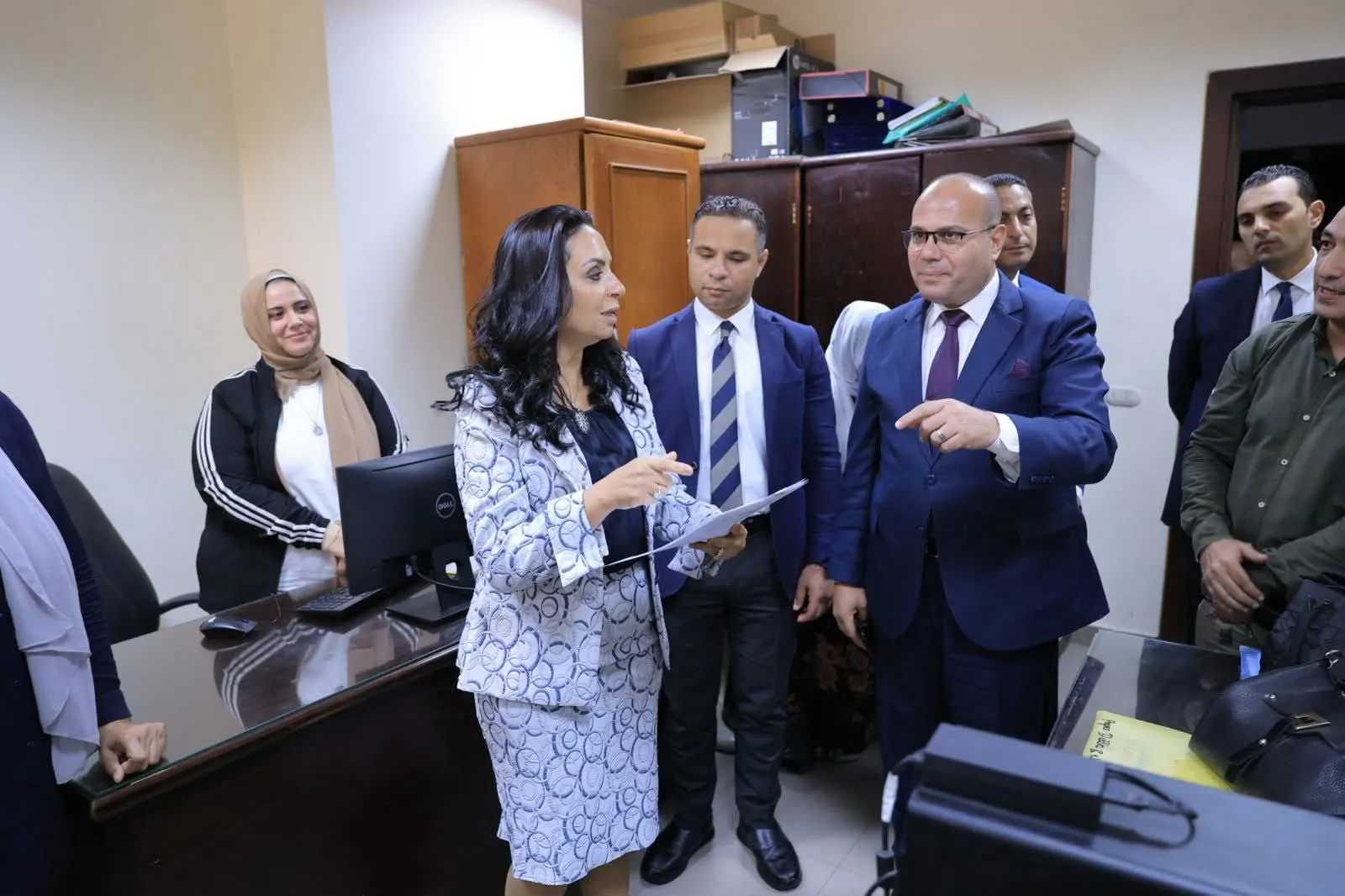 وزيرة التضامن الاجتماعي تتابع أعمال الإدارة العامة للرعاية المؤسسية والأسرية