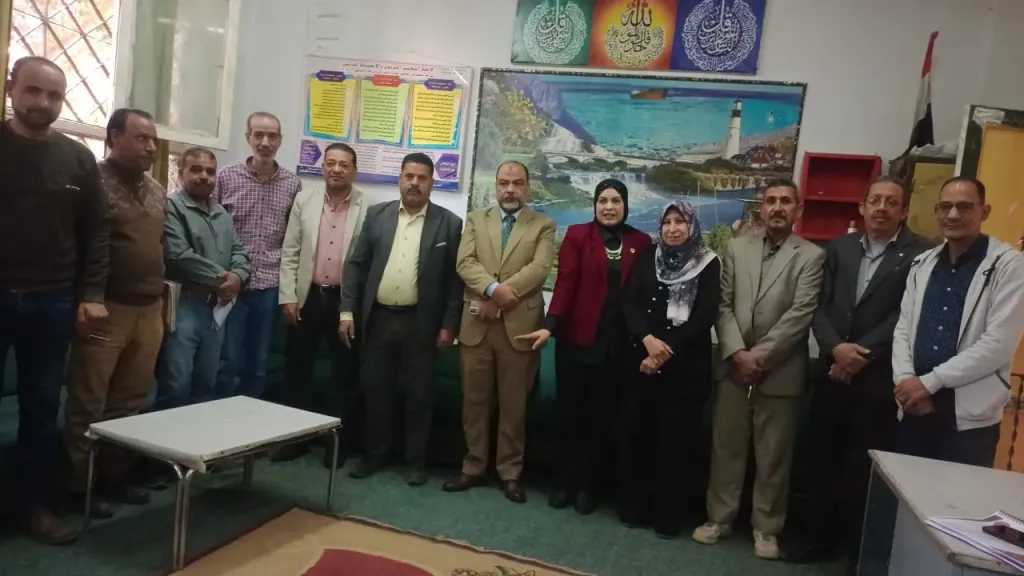 بالصور :زيارات ميدانية لوحدة تحسين وضمان الجودة لمدارس التعليم  الفني بسوهاج