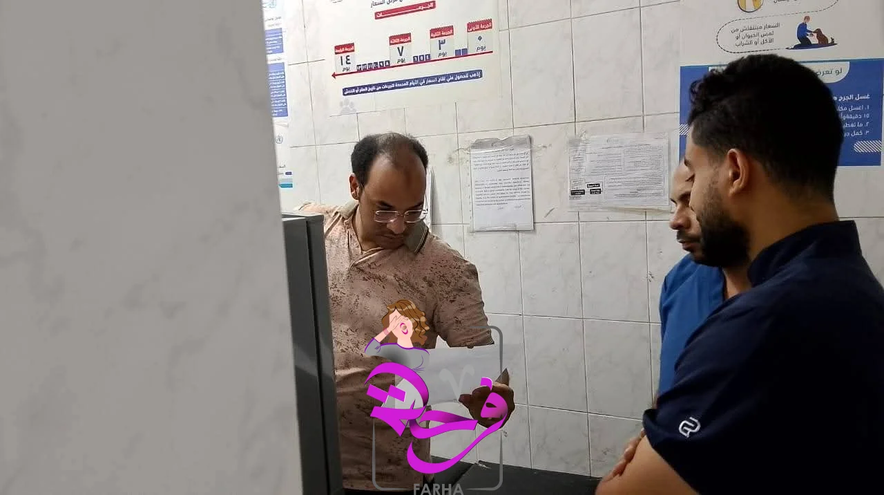 صورة 3 - مدير مستشفى المراغة يجري جولة تفقدية مفاجئة لمتابعة انتظام العمل  