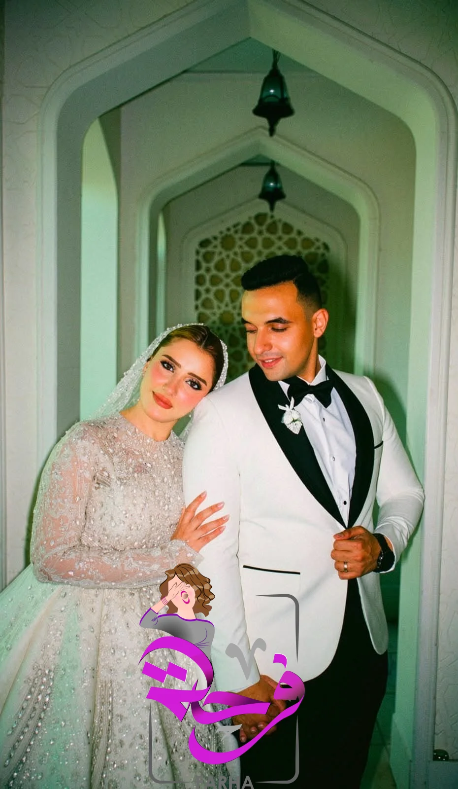 صورة 1 -  د-وصال العوضي تحتفل بزفافها على النقيب سيف العمري ف أجواء عائلية راقية