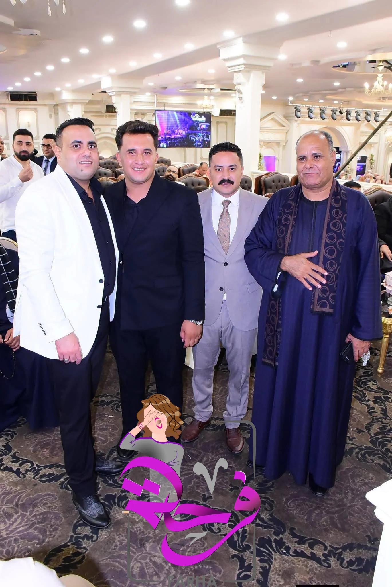 صورة 2 - موقع فرحة : وليد ابوعقيل  يهنئ  آل مزيرق وآل الشيخ بمناسبة زفاف العروسين علي وإيناس 